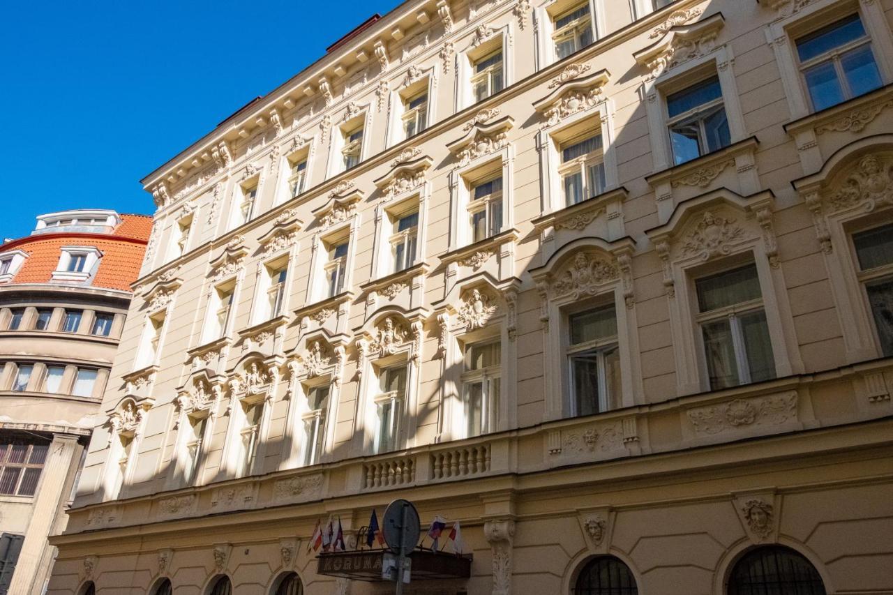 Koruna Hotel Prag Exterior foto
